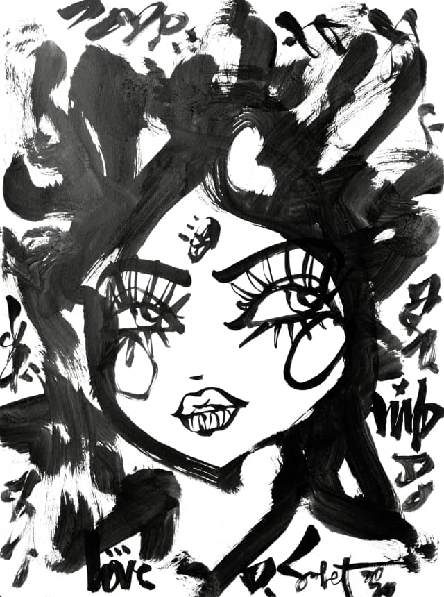 Cupcake 2026 Sabet 12" x 18" Giclée