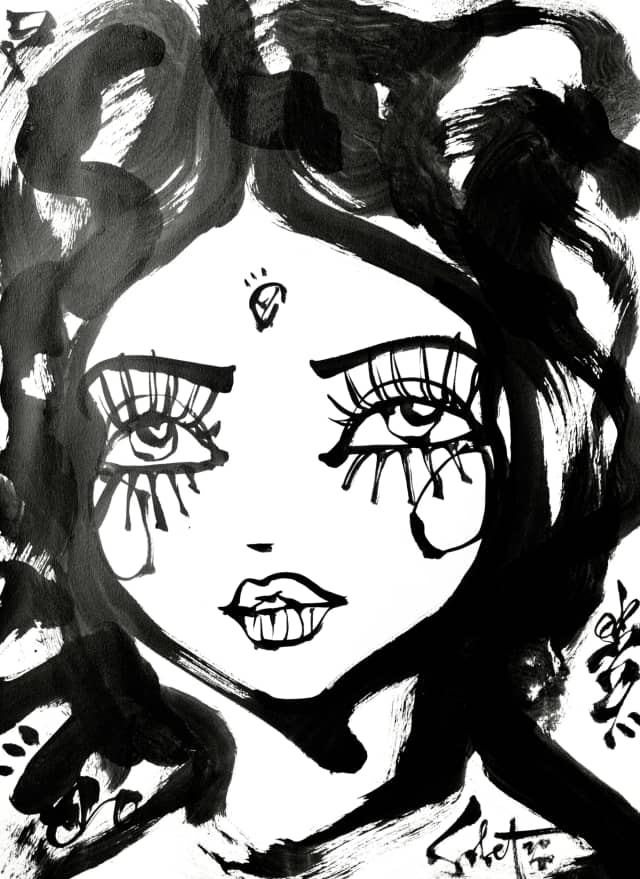 Doodle 2026 Sabet 12" x 18" Giclée