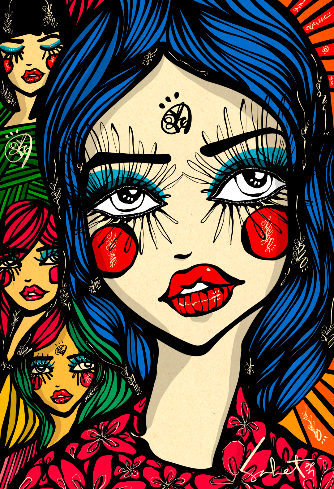 Wonderland 2026 Sabet 12" x 18" Giclée