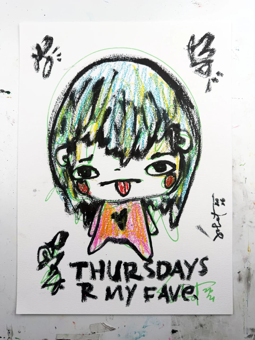 Thursdays 2026 Sabet 11" x 15" original