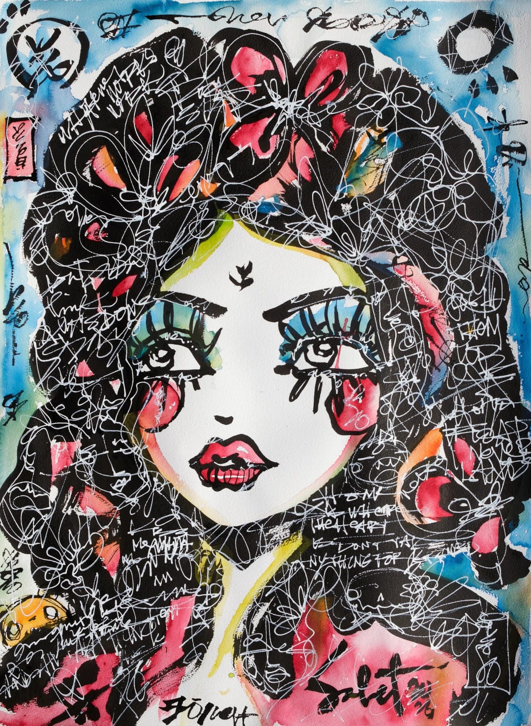 Sweet Cheeks 2026 Sabet 12" x 18" Giclée