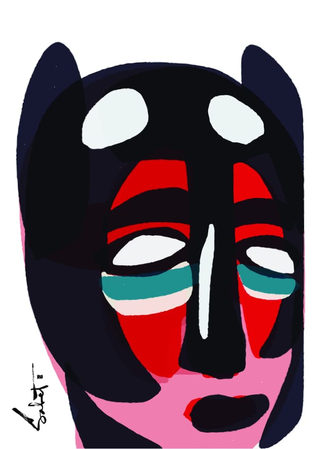 Man 2026 Sabet 16" x 24" Gallery Canvas