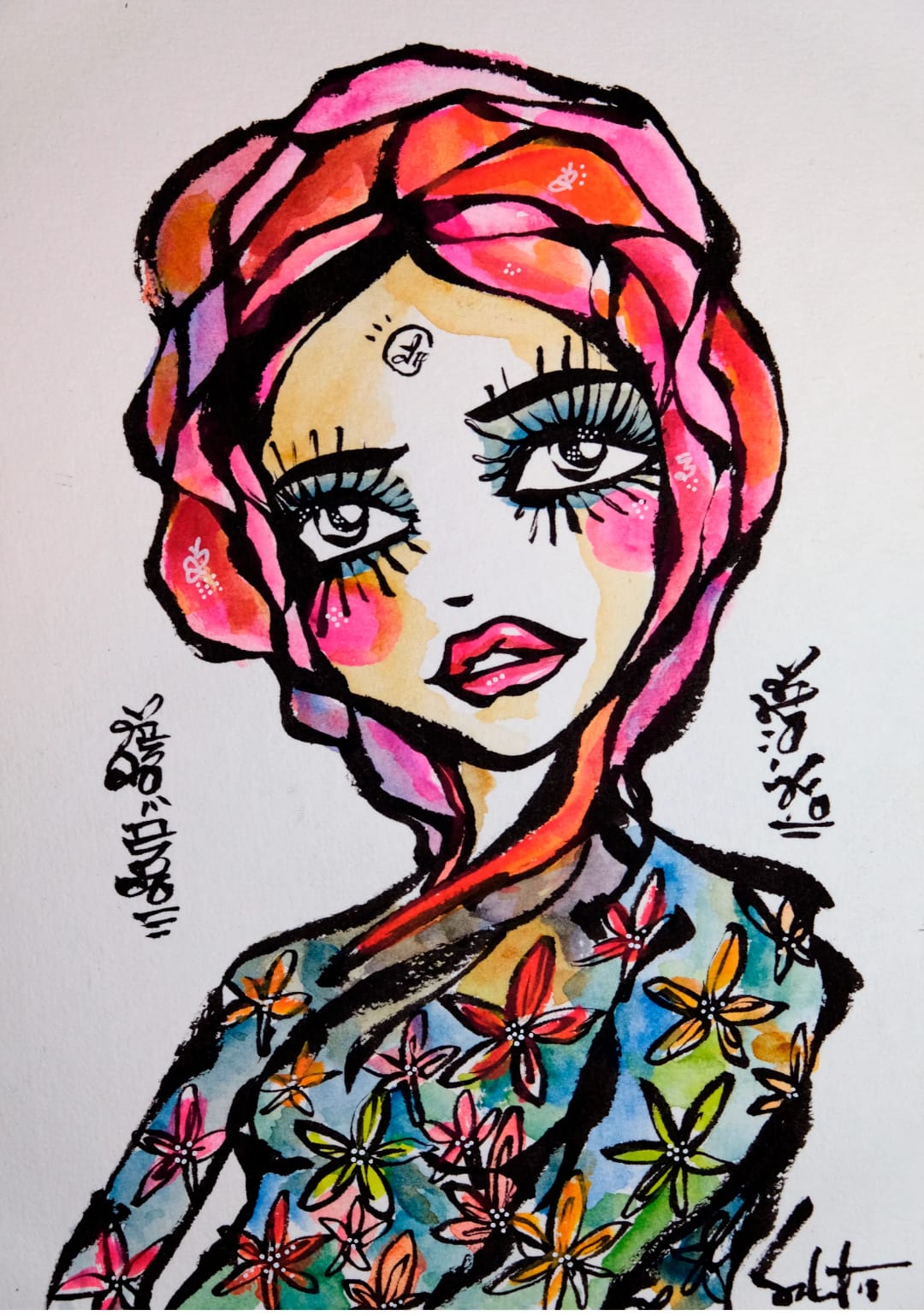 Beautifulheart 2026 Sabet 12" x 16" Giclée
