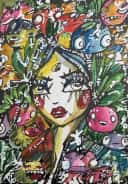 Lovely 2026 Sabet 7" x 10" Original