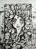 Sumi Sumi 2026 Sabet 7" x 10" Original
