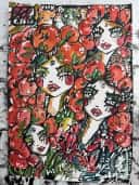 Orange Juice 2026 Sabet 7" x 10" Original