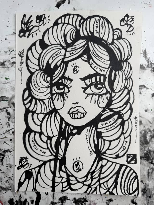 Sweet Fruit 2026 Sabet 7" x 10" Original