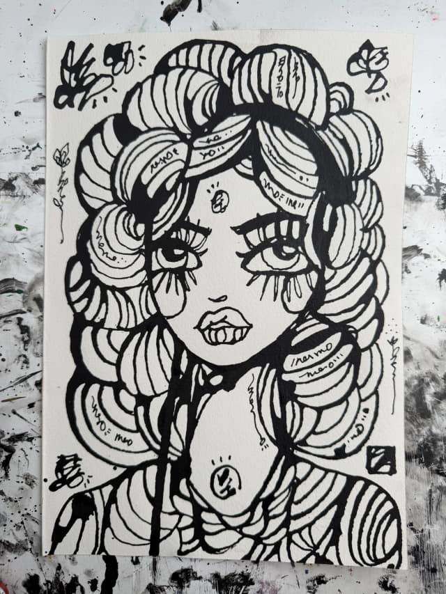 Sweet Fruit 2026 Sabet 7" x 10" Original
