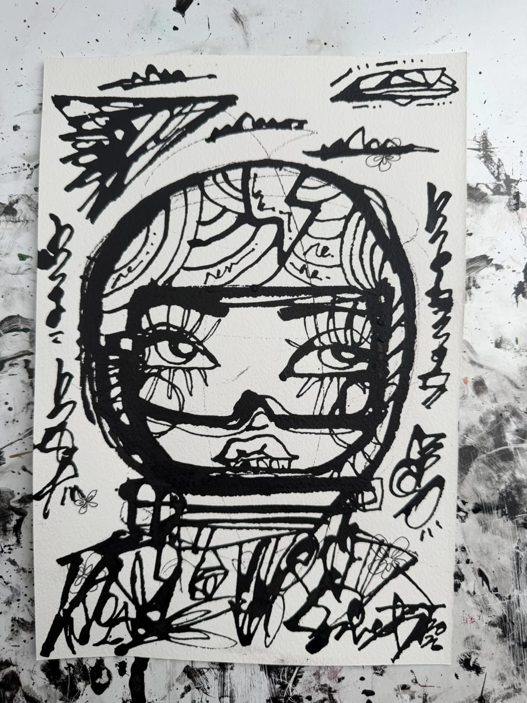 Star Fighter 2026 Sabet 7" x 10" Original