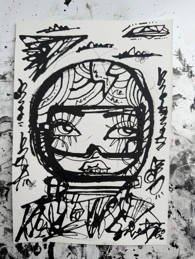 Star Fighter 2026 Sabet 7" x 10" Original