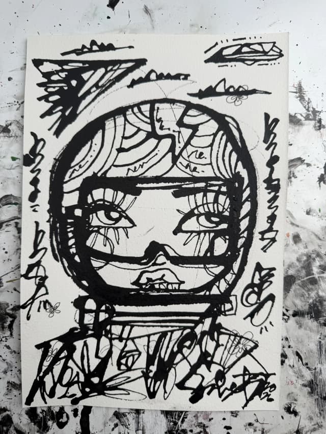 Star Fighter 2026 Sabet 7" x 10" Original