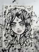 Yummy Heart 2026 Sabet 7" x 10" Original