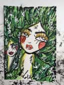 Tangerine 2026 Sabet 7" x 10" Original