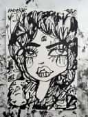 Kiwi Love 2026 Sabet 7" x 10" Original