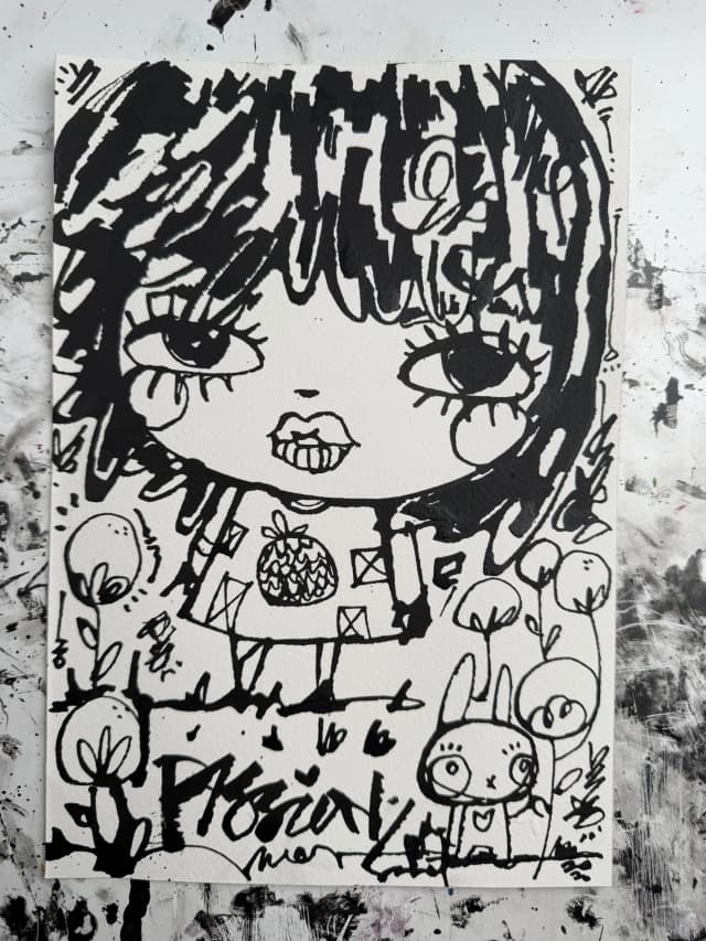 Passion Fruit 2026 Sabet 7" x 10" Original