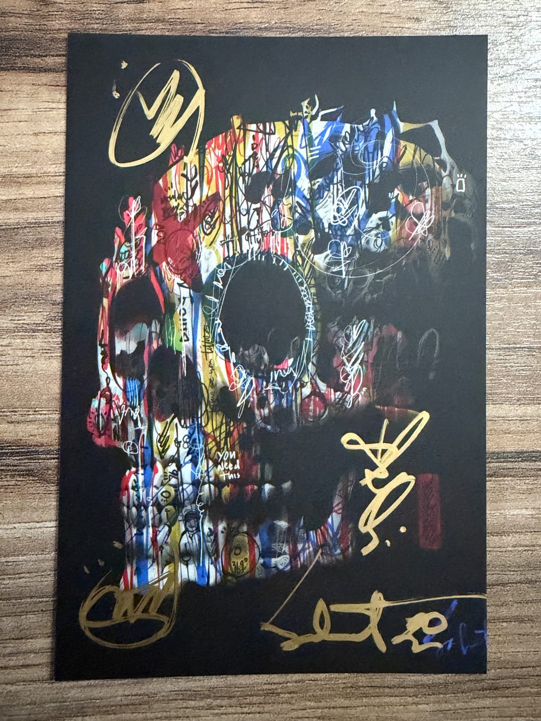 X-Ray Postcard Signed by Ali Sabet