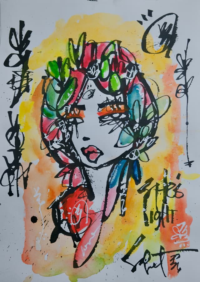 Biscuit 2026 Sabet 10" x 14" Original