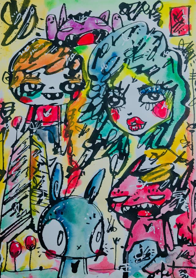 Marshmallow 2026 Sabet 10" x 14" Original
