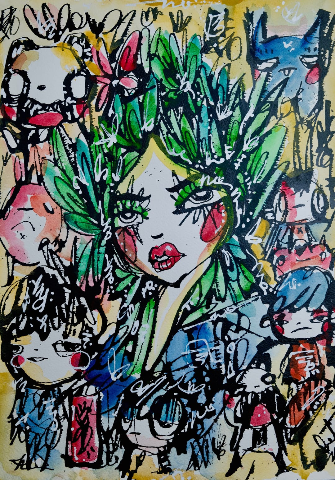 Muffin 2026 Sabet 10" x 14" Original