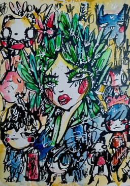 Muffin 2026 Sabet 10" x 14" Original
