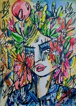Daisy 2026 Sabet 10" x 14" Original