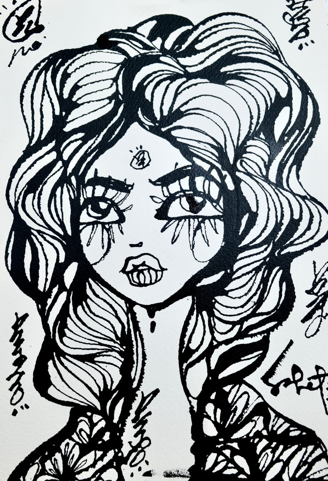 Rin 2026 Sabet 7" x 10" Original