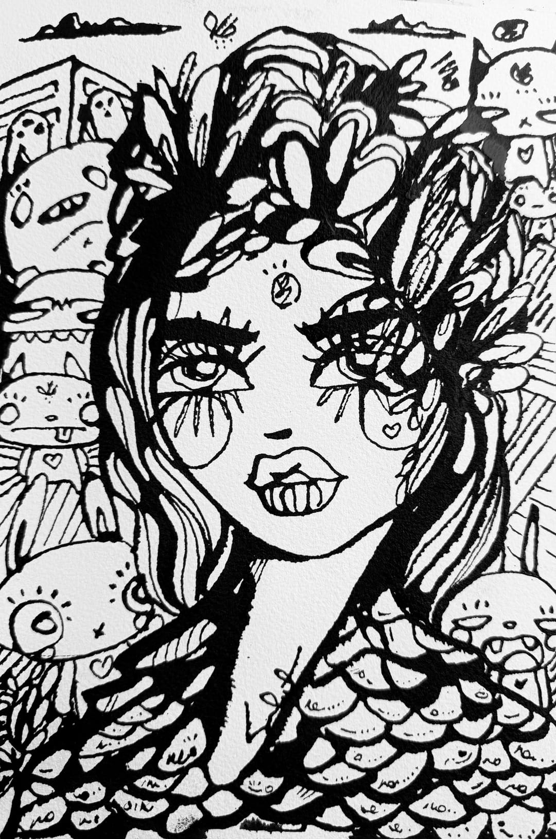 Hana 2026 Sabet 7" x 10" Original