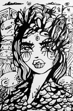Hana 2026 Sabet 7" x 10" Original