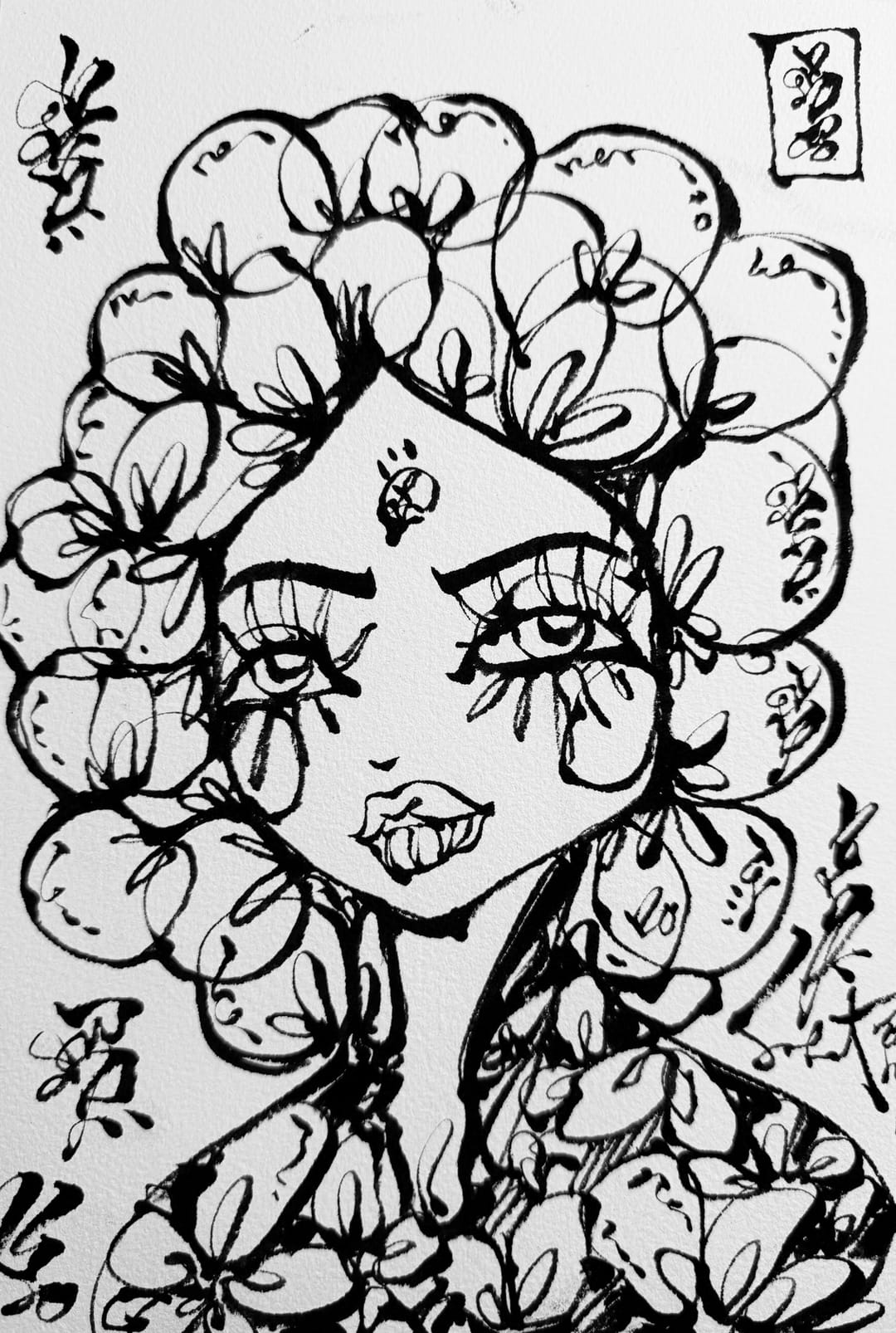 Hoshi 2026 Sabet 7" x 10" Original