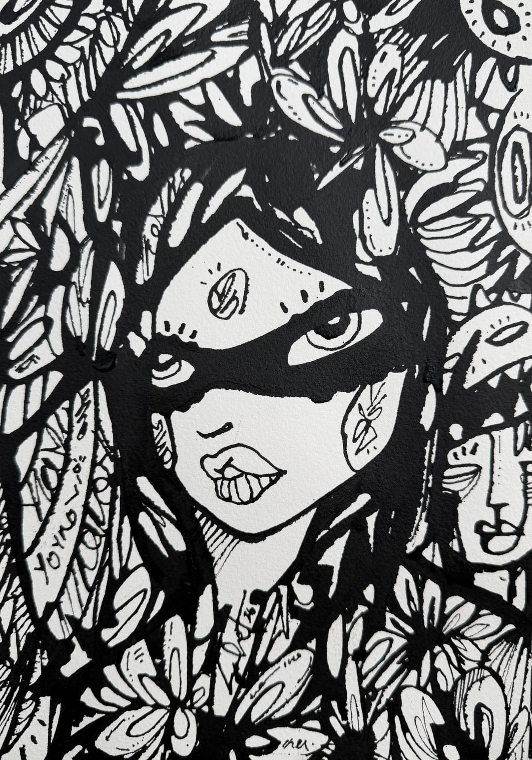 Momo 2026 Sabet 7" x 10" Original