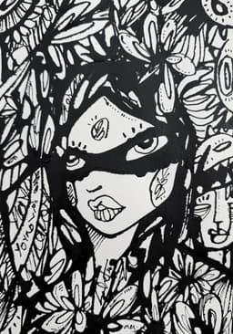 Momo 2026 Sabet 7" x 10" Original