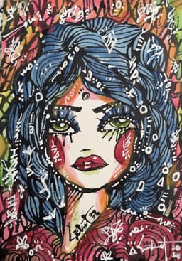 Lotus 2026 Sabet 7" x 10" Original