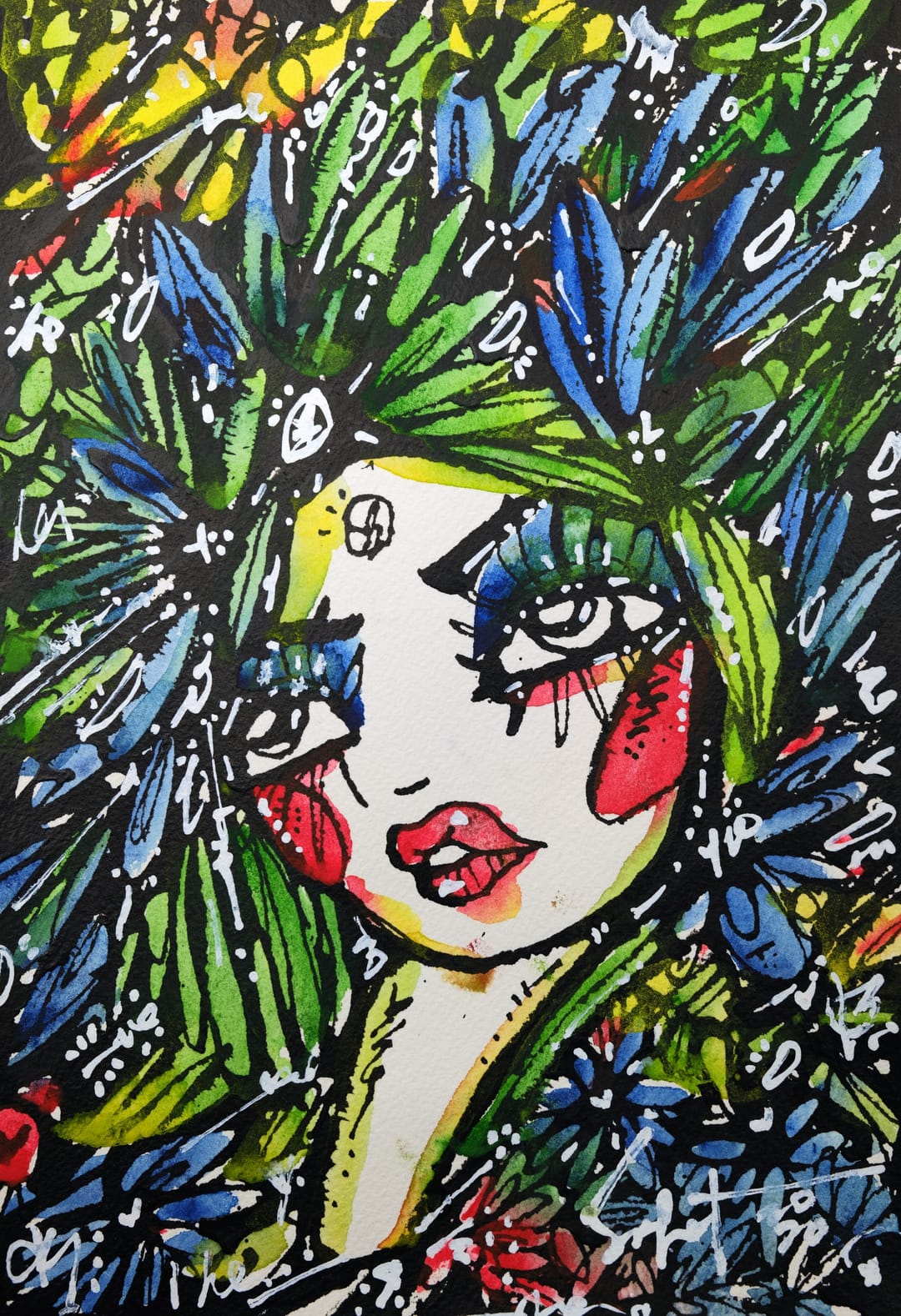 Boba 2026 Sabet 7" × 10" Original