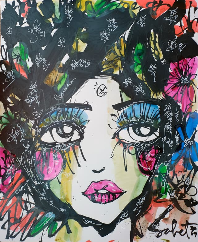 Cotton candy 2026 Sabet 16" x 20" Gallery Canvas