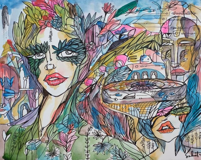 Heartvortex 2026 Sabet 20" x 16" Giclée