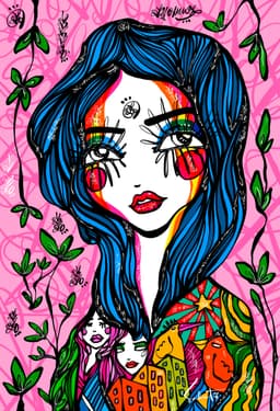 Cotton candy 2026 Sabet 12" x 18" Gallery Canvas