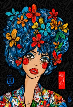 Flora Frequency 2026 Sabet 20" x 30" Gallery Canvas