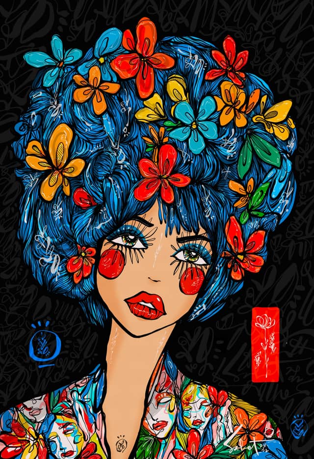 Flora Frequency 2026 Sabet 20" x 30" Gallery Canvas
