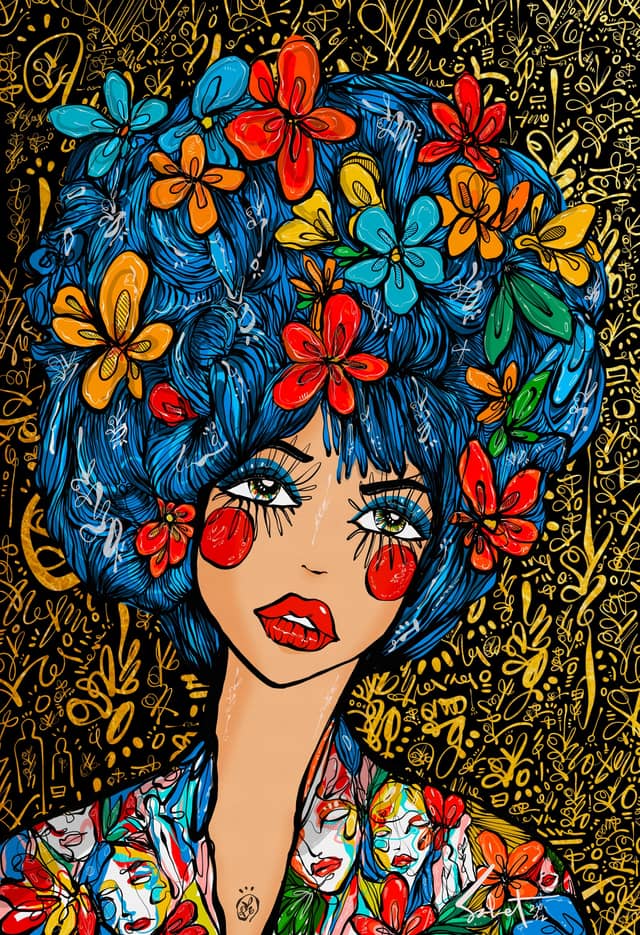 Goddess Frequency 2026 Sabet 20" x 30" Gallery Canvas