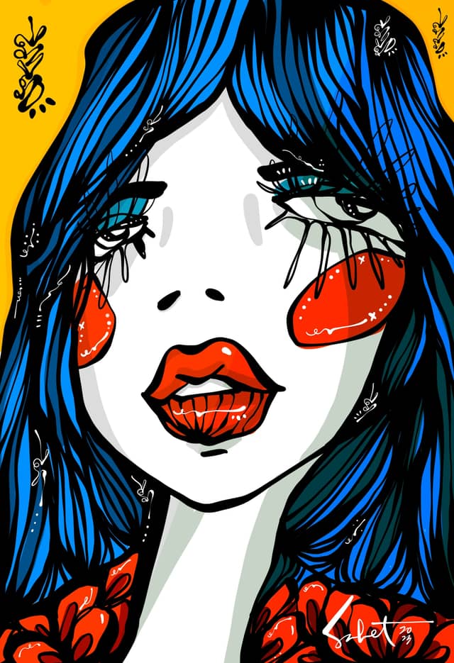 Joyful Dreamer 2026 Sabet 12" x 18" Giclée
