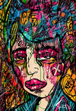 Levitating 2026 Sabet 12" x 18" Giclée