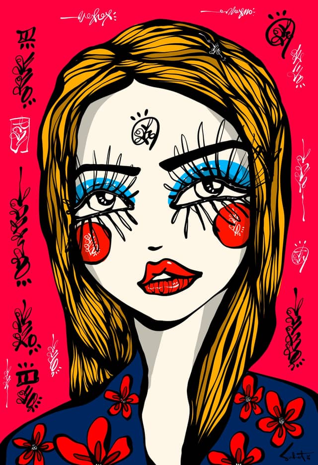 Love Energy 2026 Sabet 12" x 18" Giclée