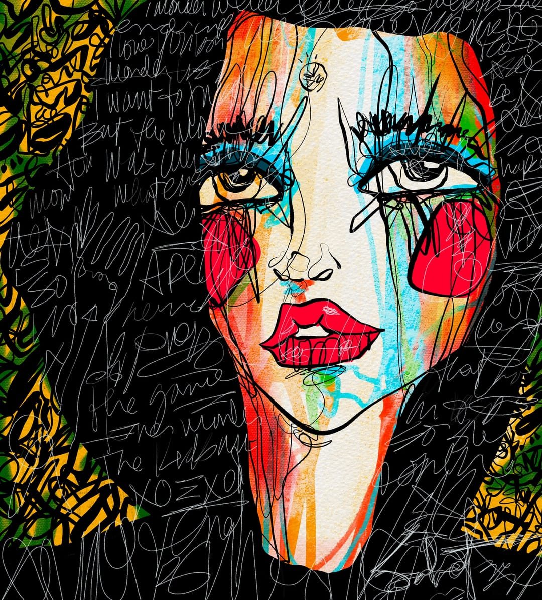 Love Letter 2026 Sabet 16" x 16" Giclée