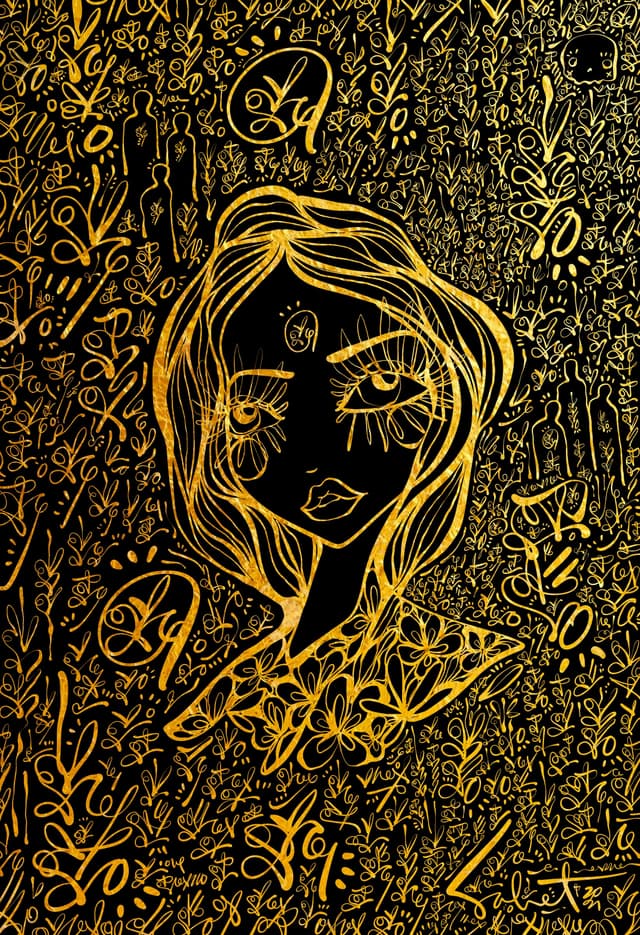 Lovescript Brilliance 2026 Sabet 12" x 18" Giclée