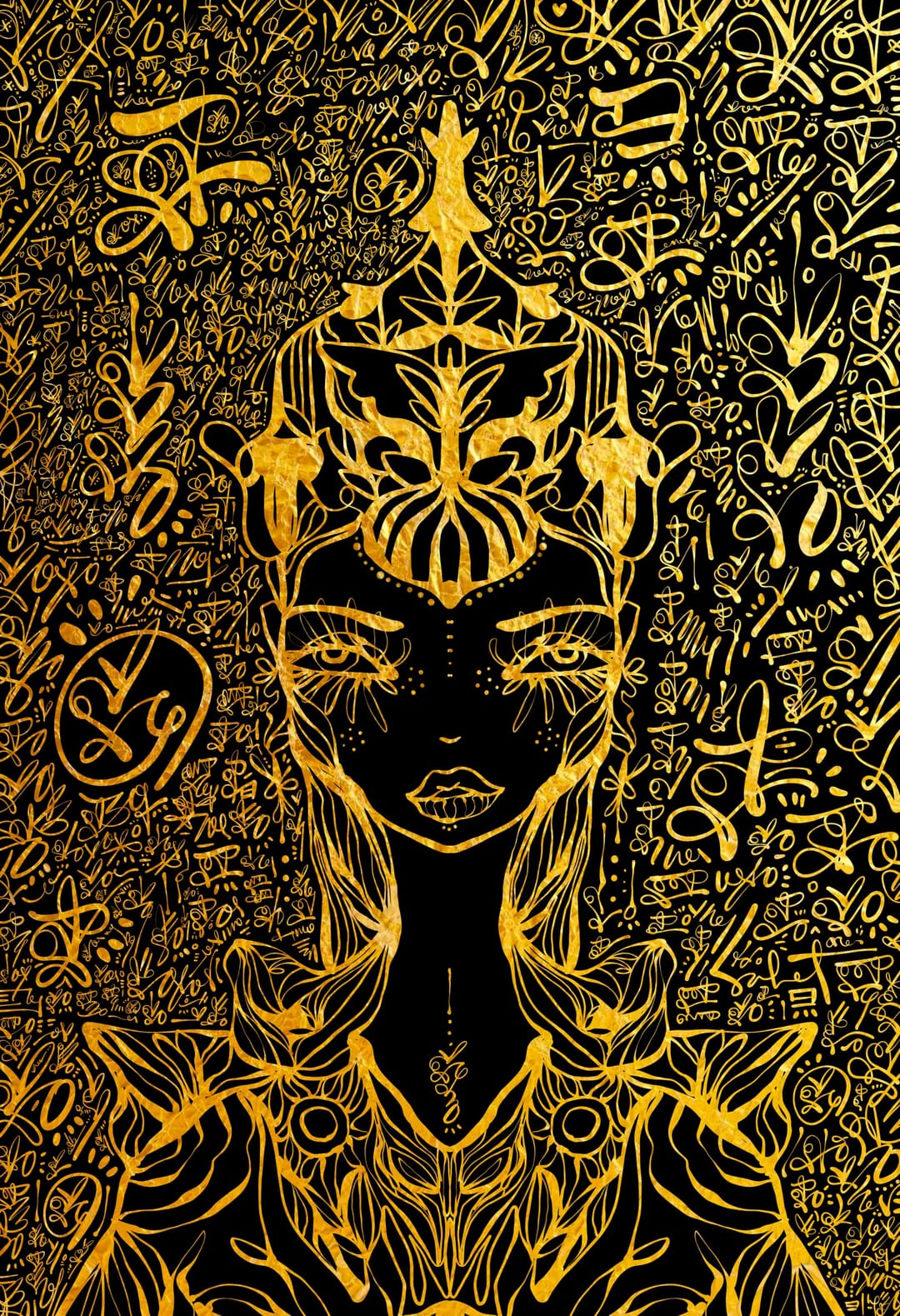 Lovescript Divine 2026 Sabet 20" x 30" Gallery Canvas