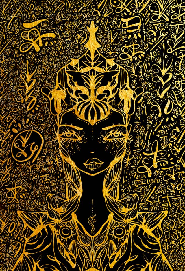 Lovescript Divine 2026 Sabet 12" x 18" Giclée