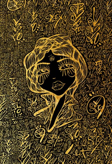 Lovescript Dream Skye 2026 Sabet 12" x 18" Giclée