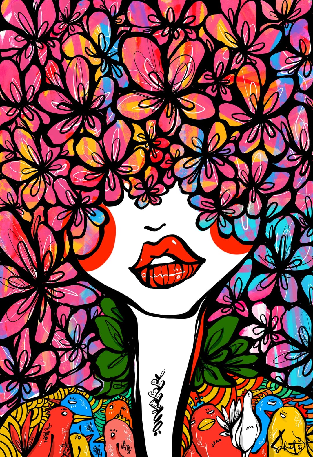 Paradise 2026 Sabet 12" x 18" Giclée