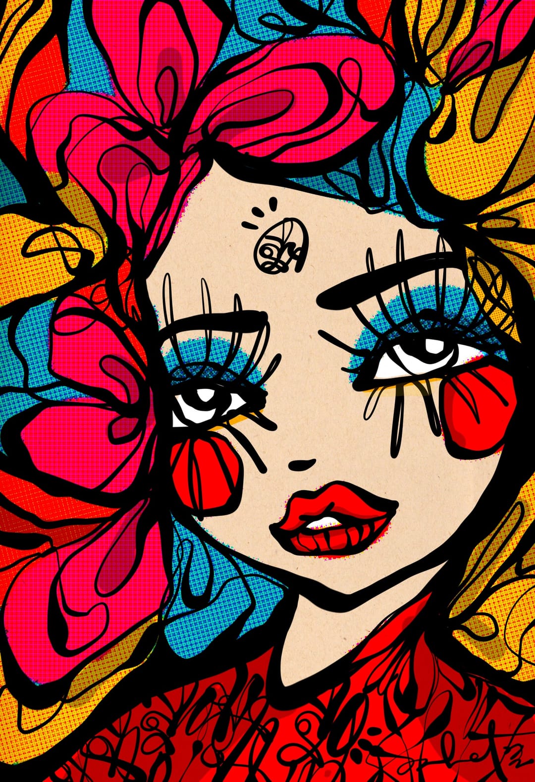Wild Child 2026 Sabet 12" x 18" Giclée