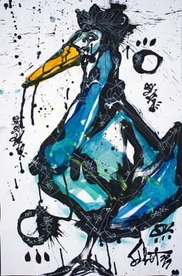 Blue Bird 2026 Sabet 12" x 18" Giclée